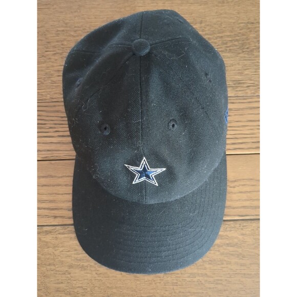 New Era Dallas Cowboys 9Twenty Core Classic Twill Black Adjustable Strap Hat Cap - Picture 9 of 11